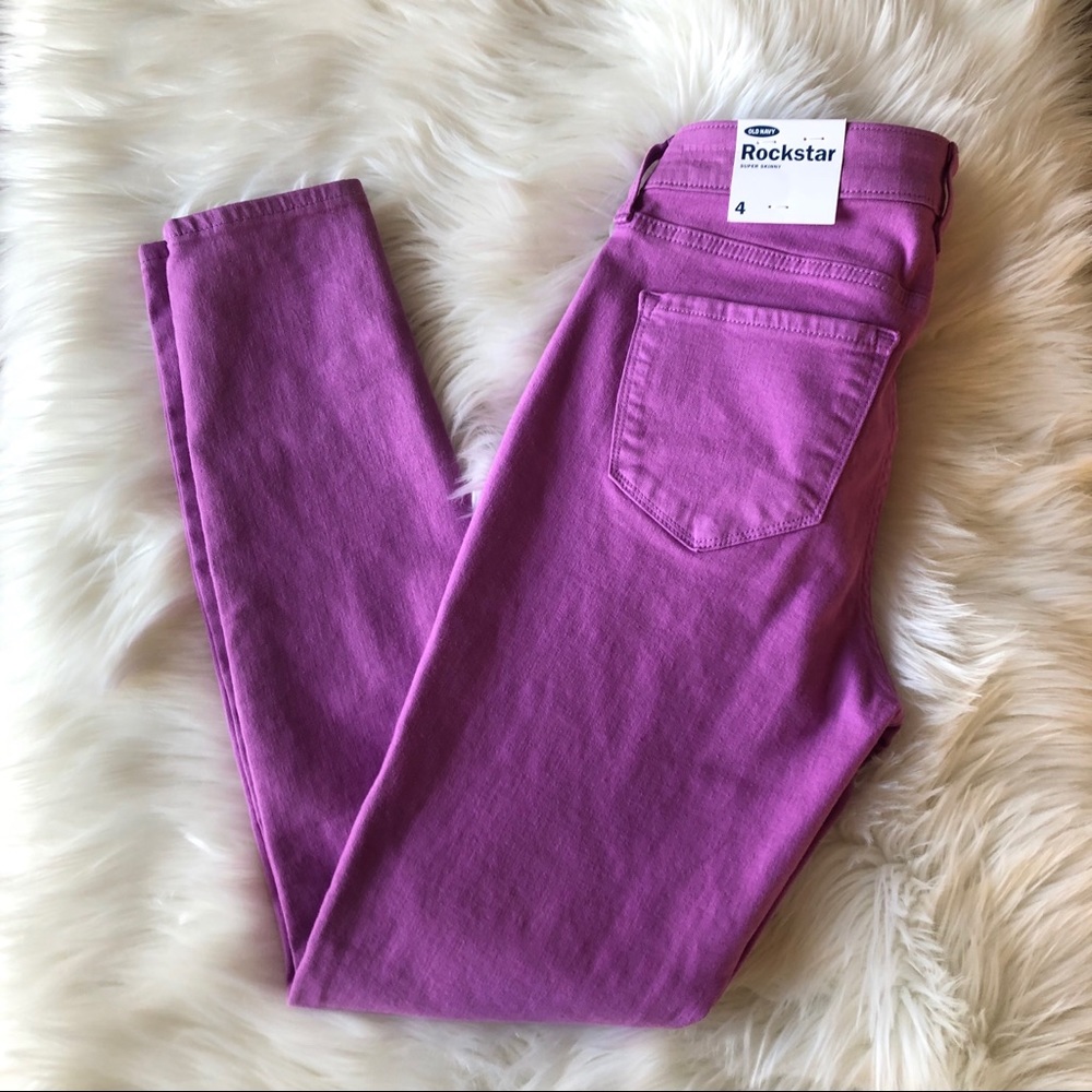 NWT Old Navy Rockstar Super SkinnyJeans Size 4 - Picture 6 of 6